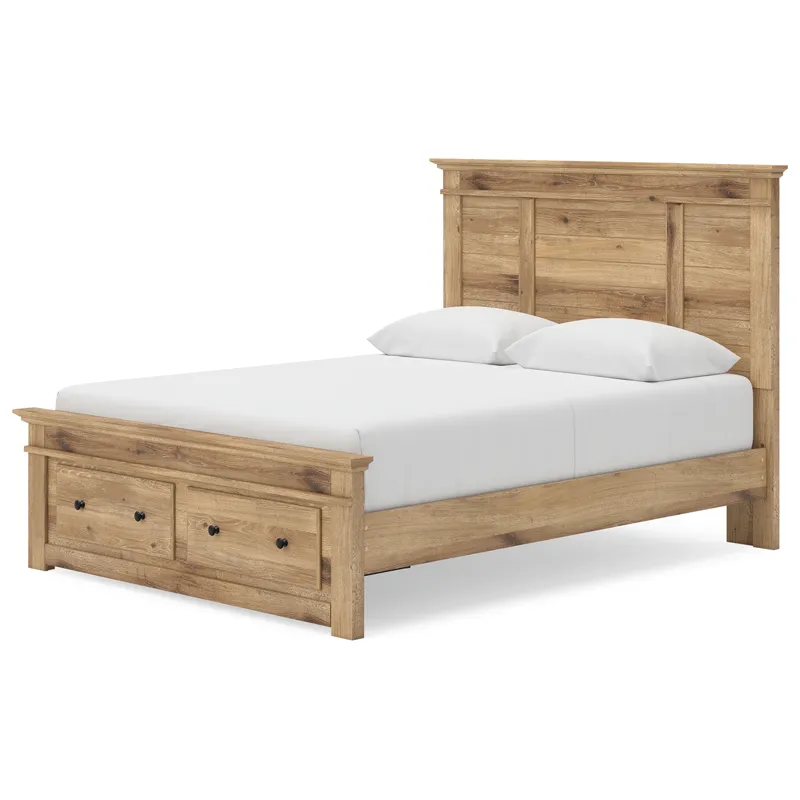 Makidern Queen Panel Storage Bed