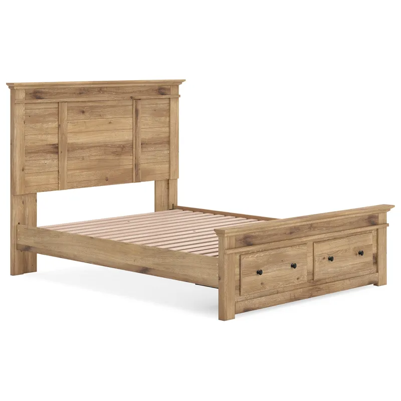 Makidern Queen Panel Storage Bed