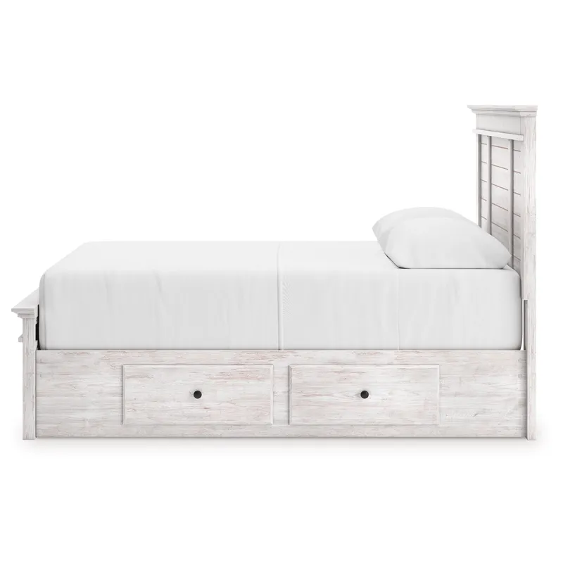 Makidern Queen Panel Storage Bed