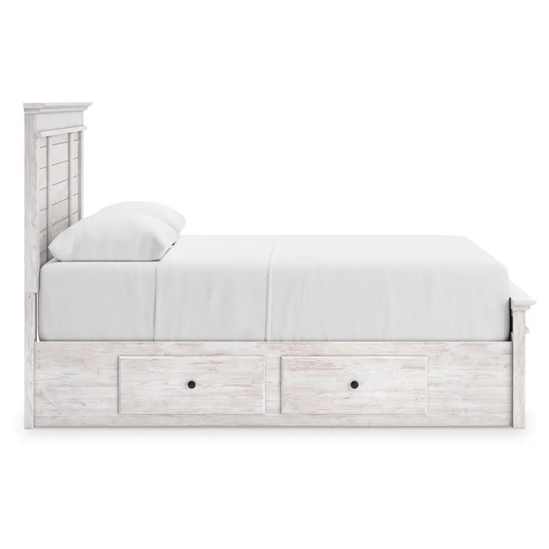 Makidern Queen Panel Storage Bed