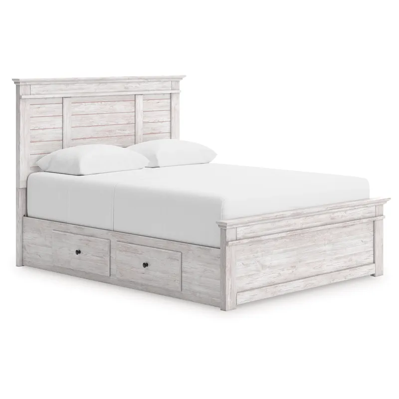 Makidern Queen Panel Storage Bed