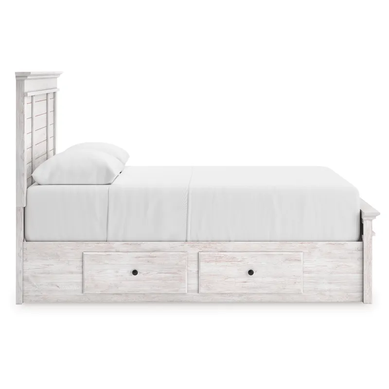 Makidern Queen Panel Storage Bed