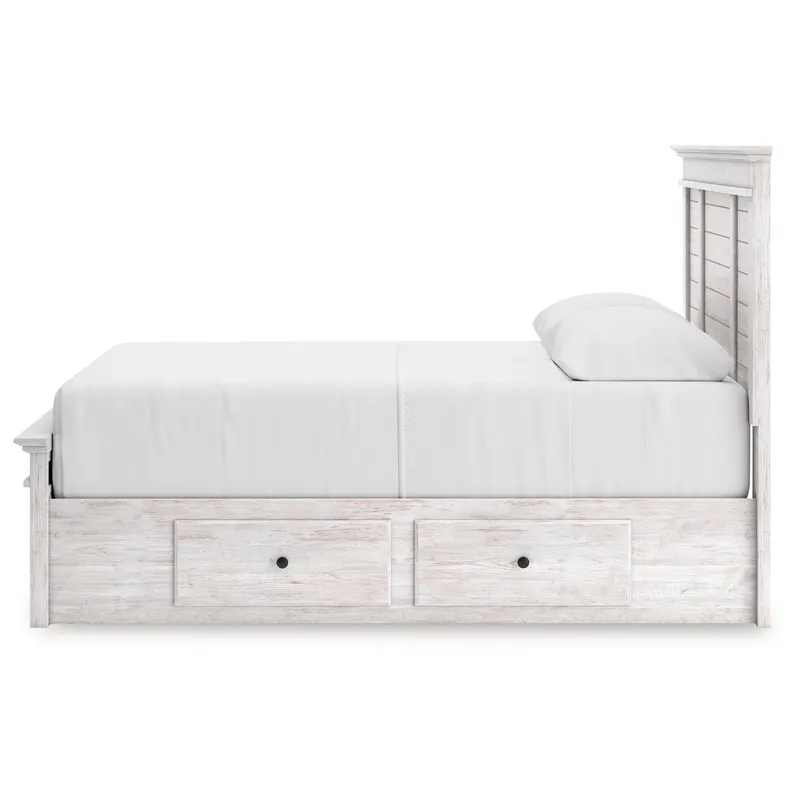 Makidern Queen Panel Storage Bed