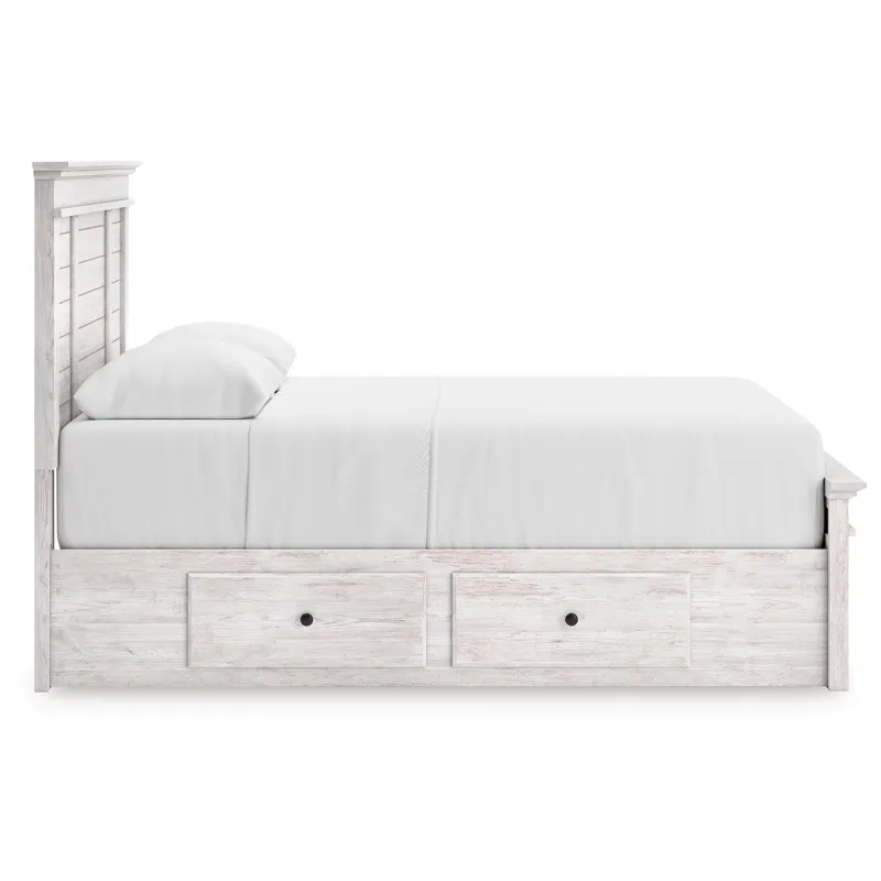 Makidern Queen Panel Storage Bed
