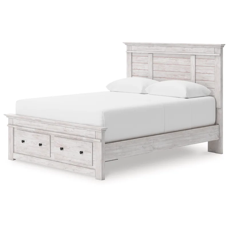 Makidern Queen Panel Storage Bed