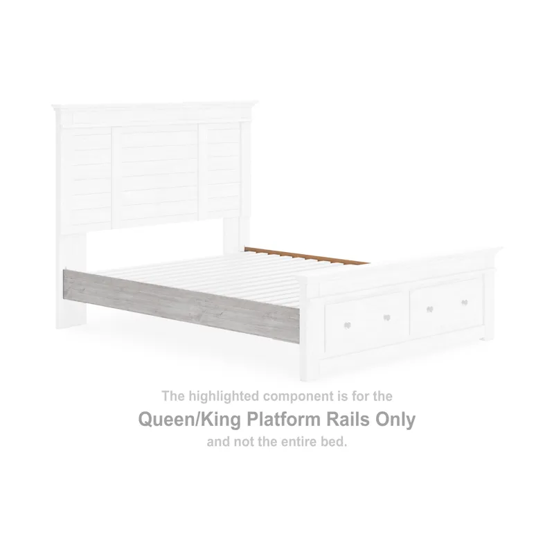 Makidern Queen/King Platform Rails