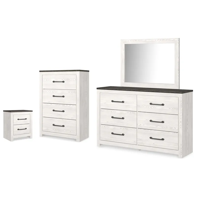 Gerridan Dresser, Mirror, Chest and Nightstand