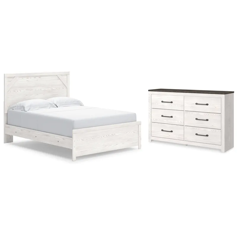 Gerridan Queen Panel Bed and Dresser