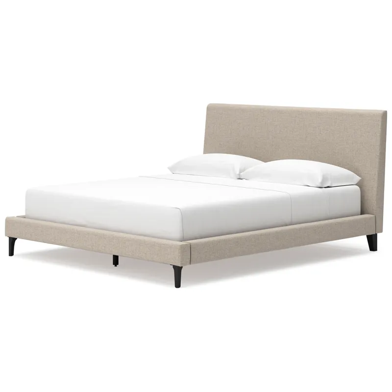 Cielden California King Upholstered Bed with Roll Slats
