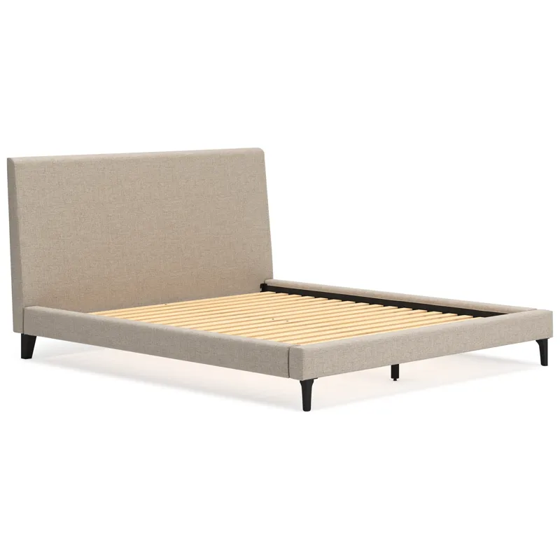 Cielden California King Upholstered Bed with Roll Slats