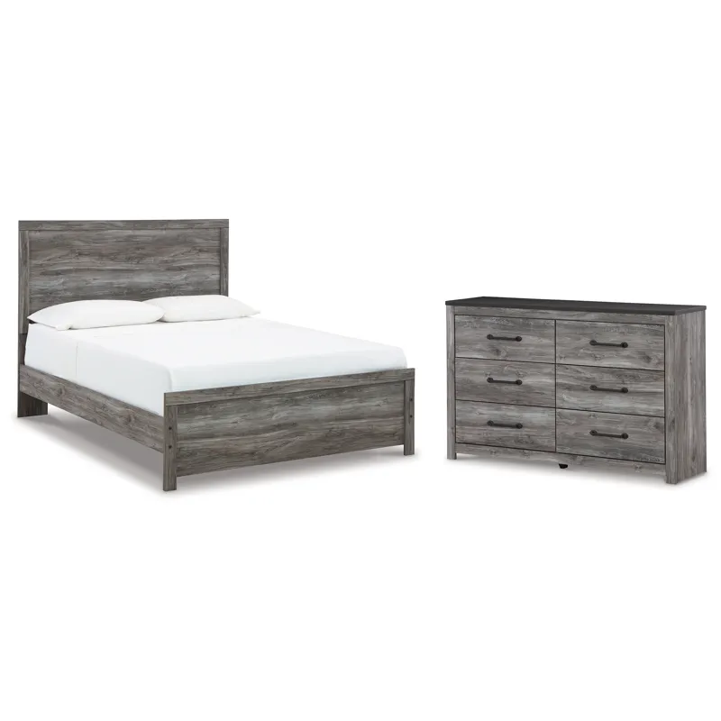 Bronyan Queen Panel Bed and Dresser