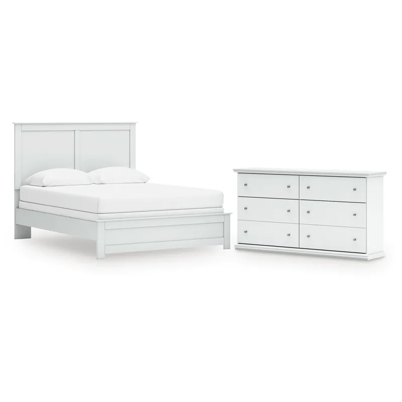 Bostwick Shoals Queen Panel Bed and Dresser