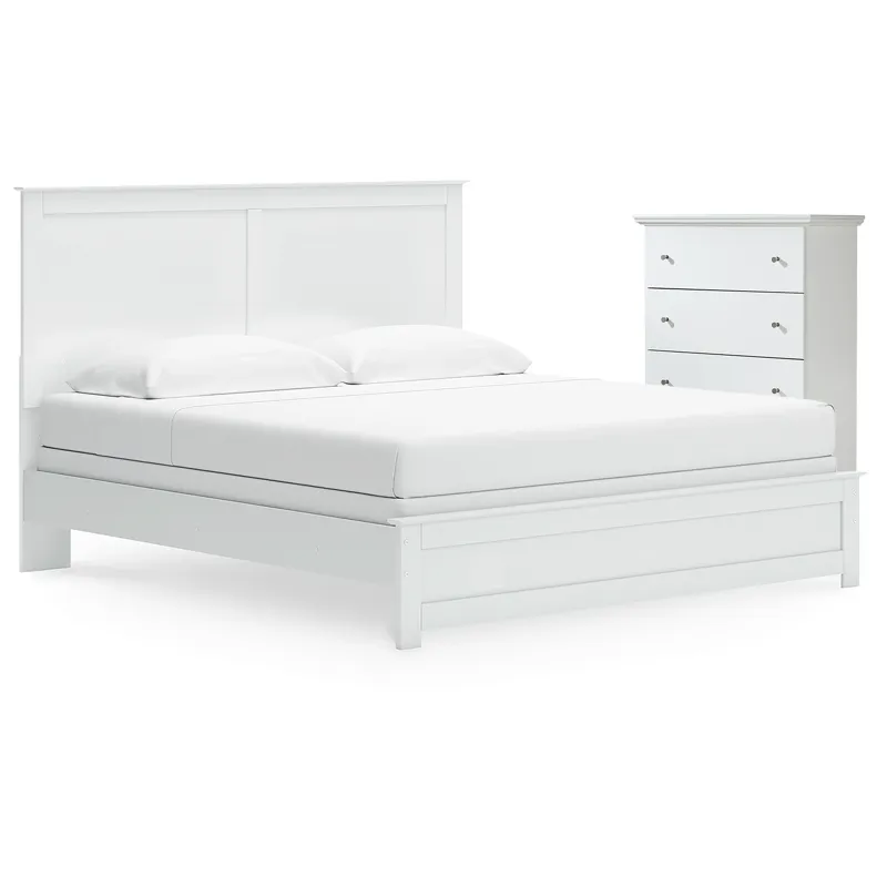 Bostwick Shoals King Panel Bed and Chest