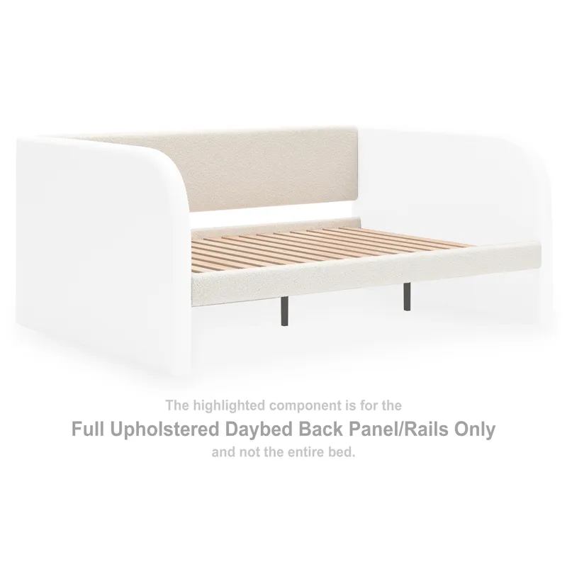 Arloster Full Upholstered Daybed Panel/Rails/Slats