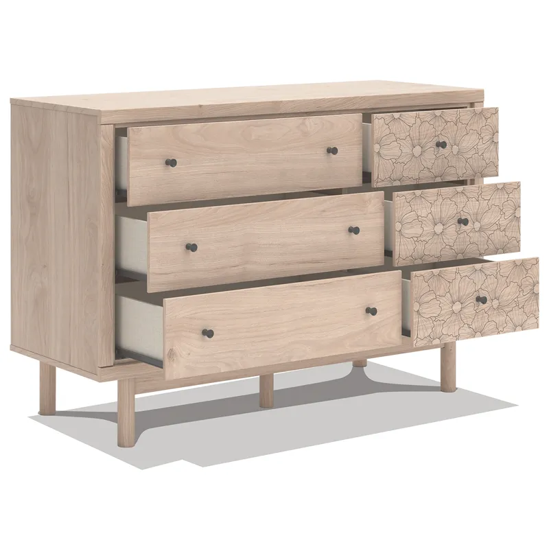 Shapella Twin Day Bed with Storage, Dresser and Nightstand