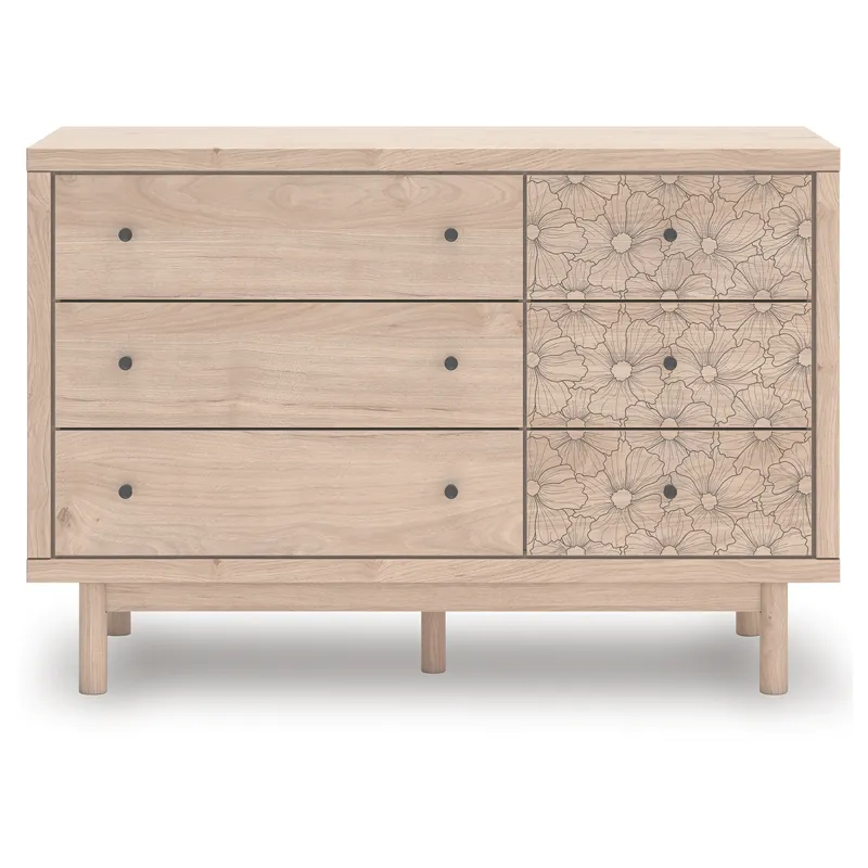 Shapella Twin Day Bed with Storage, Dresser and Nightstand