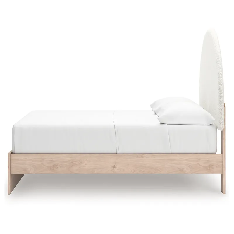 Shapella Full Upholstered Panel Bed with Storage
