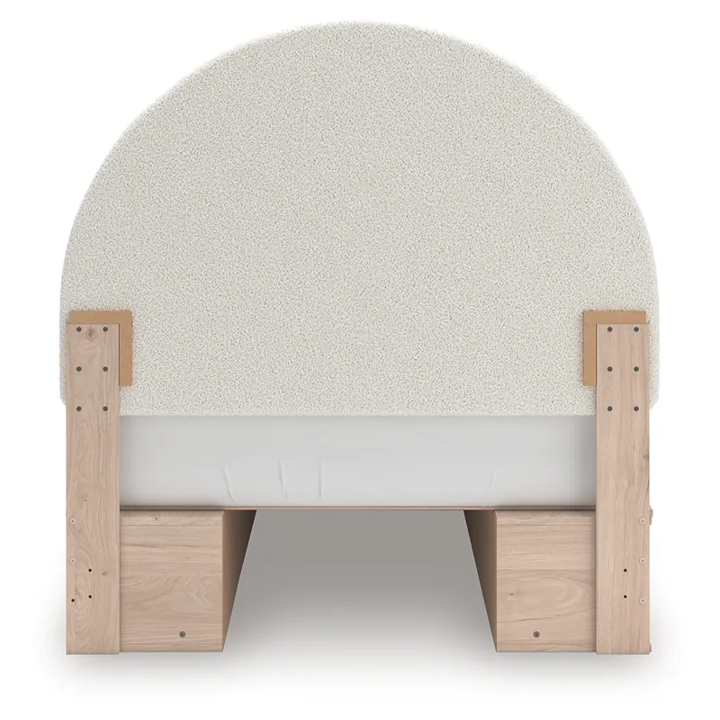 Shapella Full Upholstered Panel Bed with Storage