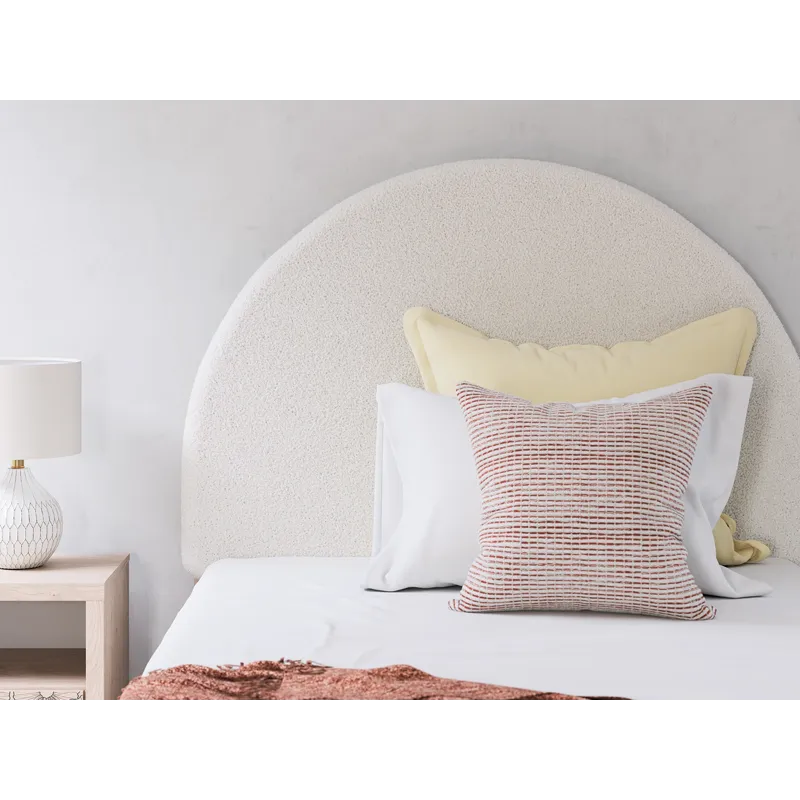 Shapella Full Upholstered Panel Bed, Dresser and Mirror