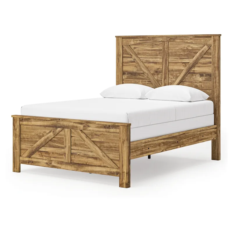 Branstony Queen Crossbuck Panel Bed