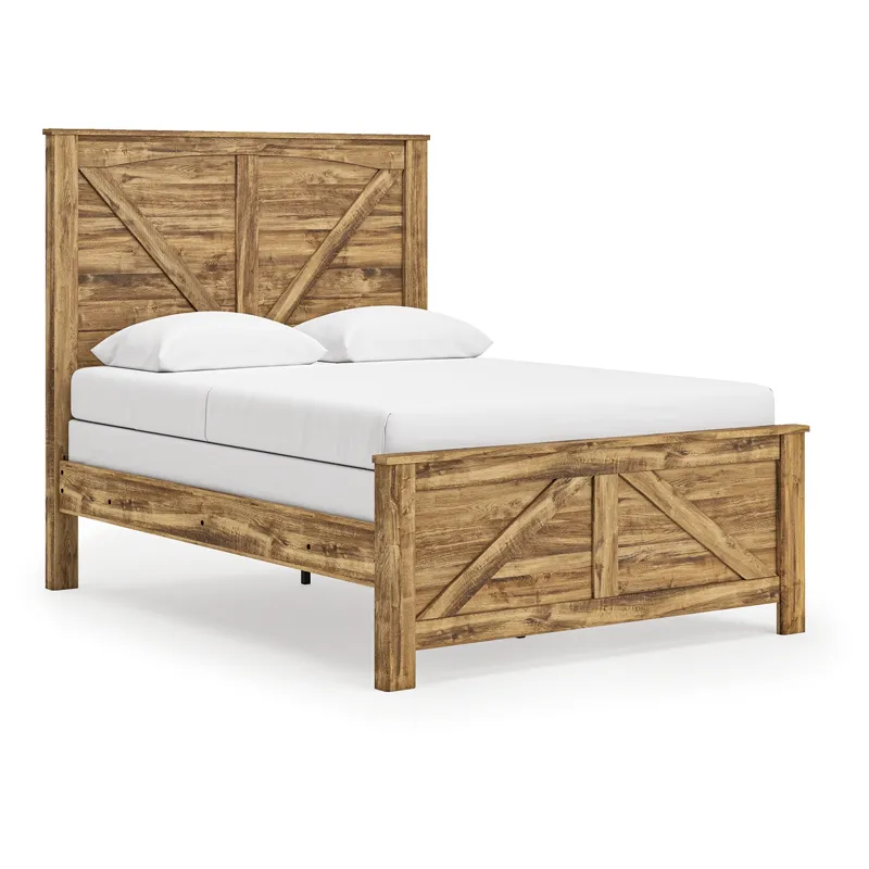 Branstony Queen Crossbuck Panel Bed