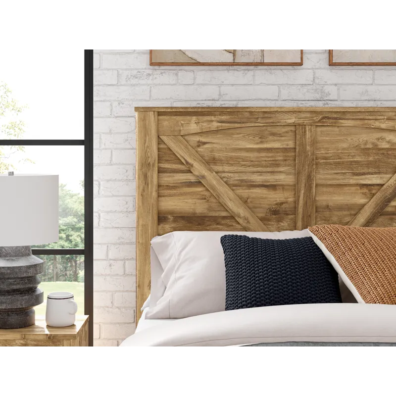 Branstony Queen Crossbuck Panel Bed