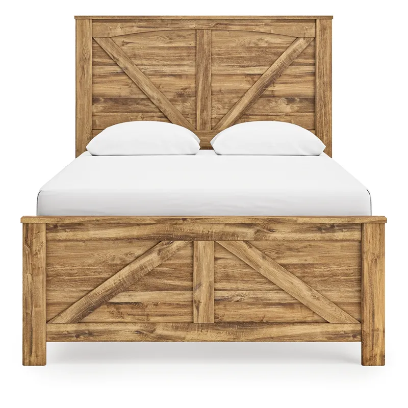 Branstony Queen Crossbuck Panel Bed