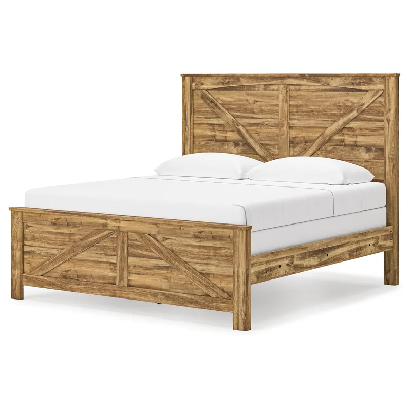 Branstony King Crossbuck Panel Bed