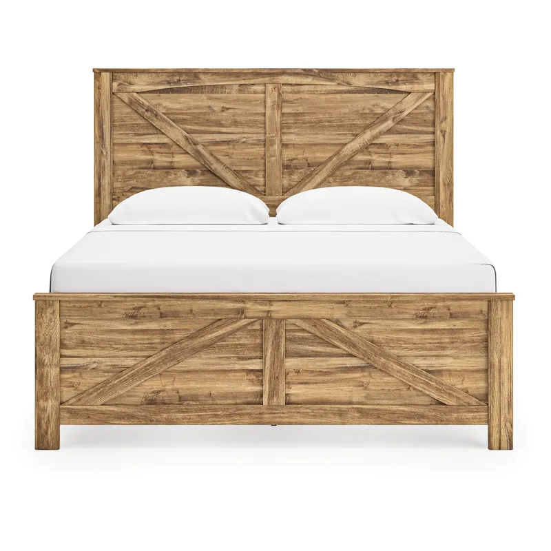 Branstony King Crossbuck Panel Bed