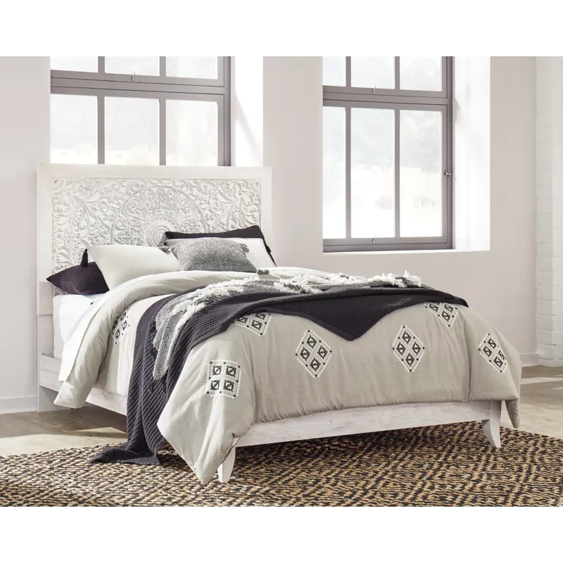 Paxberry Queen Panel Bed, Dresser, Mirror, Chest and 2 Nightstands