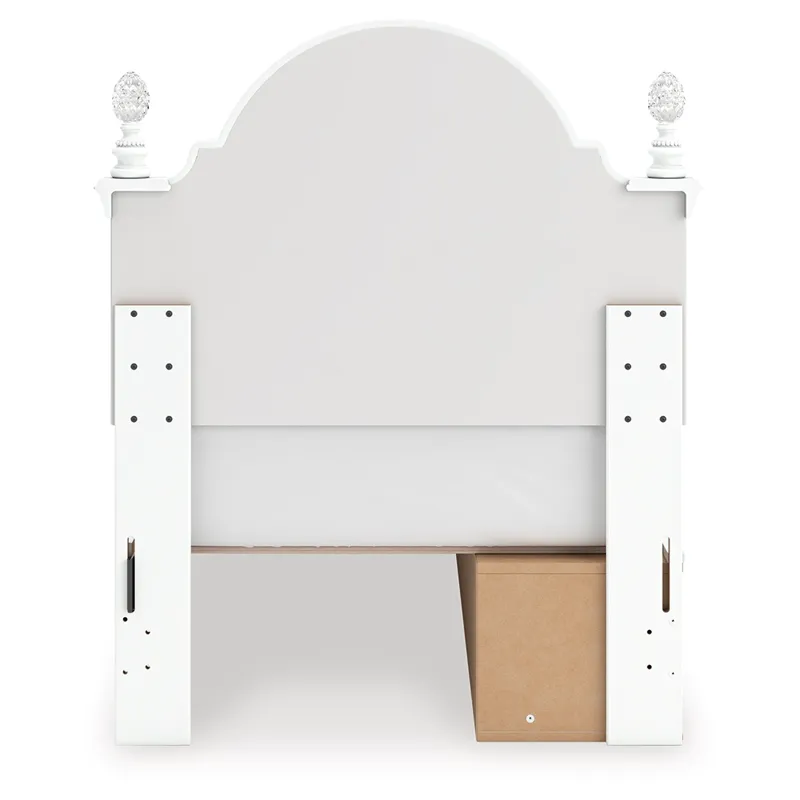 Kozlani Twin Upholstered Panel Storage Bed