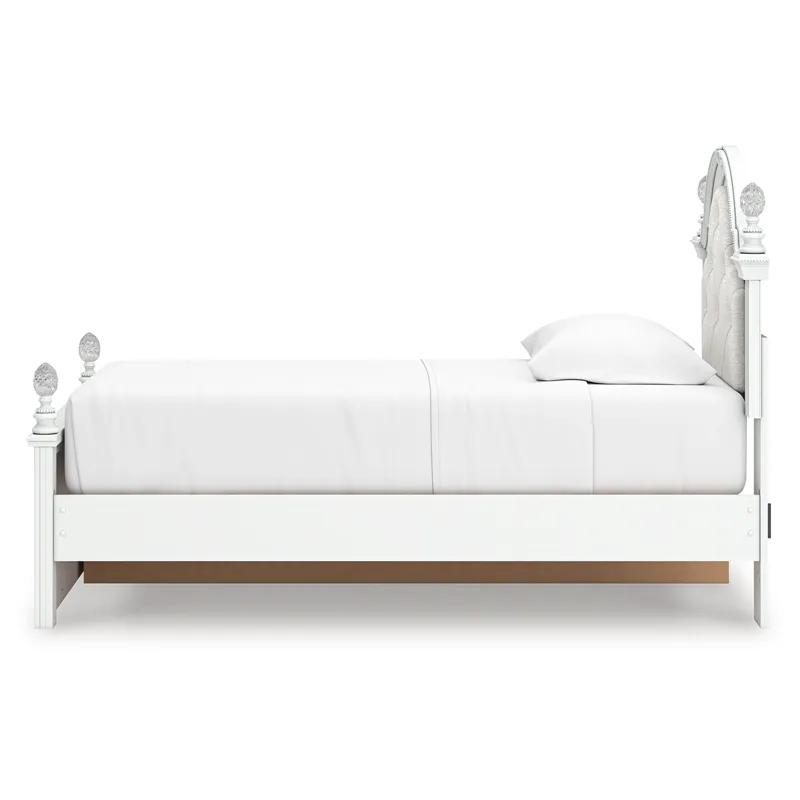 Kozlani Twin Upholstered Panel Storage Bed