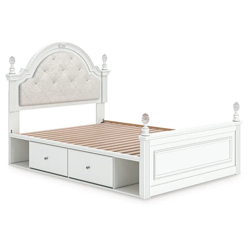 Maylilly Full Upholstered Panel Storage Bed