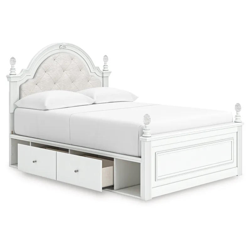 Maylilly Full Upholstered Panel Storage Bed