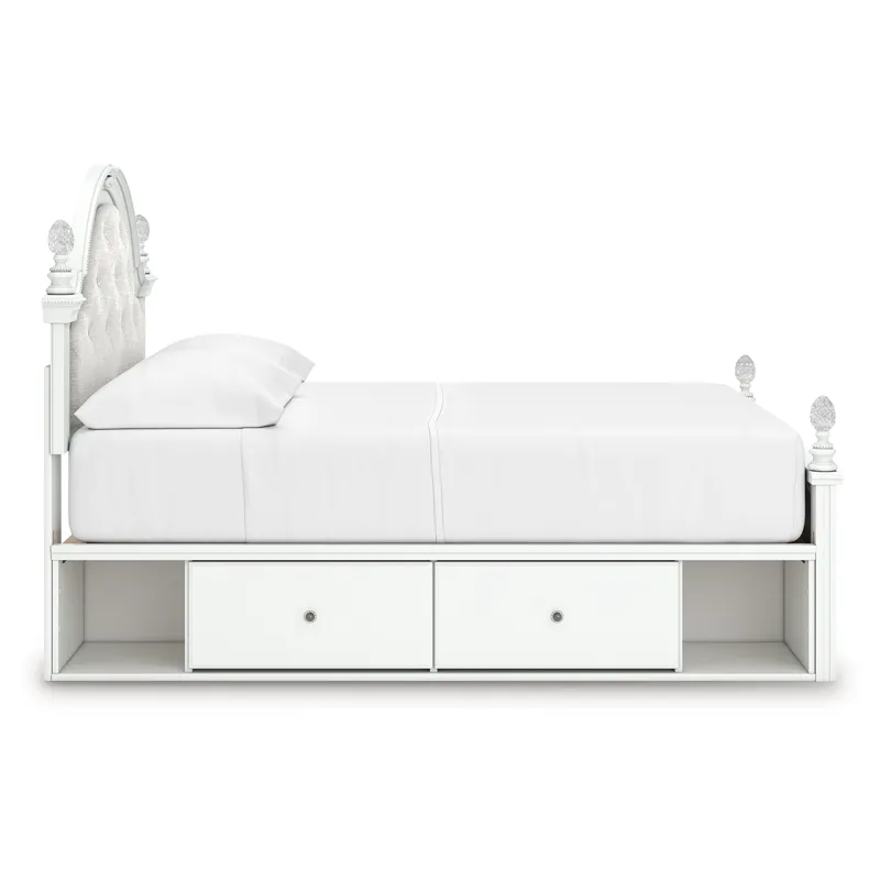 Maylilly Full Upholstered Panel Storage Bed