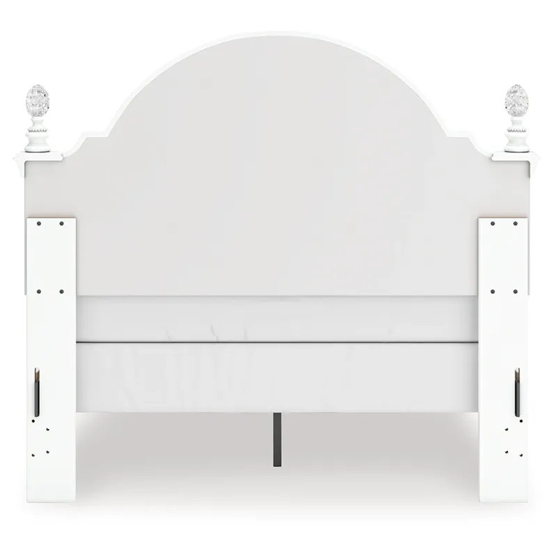 Kozlani Full Upholstered Panel Bed, Dresser and Mirror