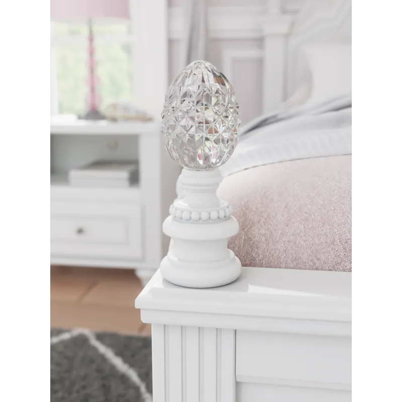 Kozlani Full Upholstered Panel Bed, Dresser and Mirror