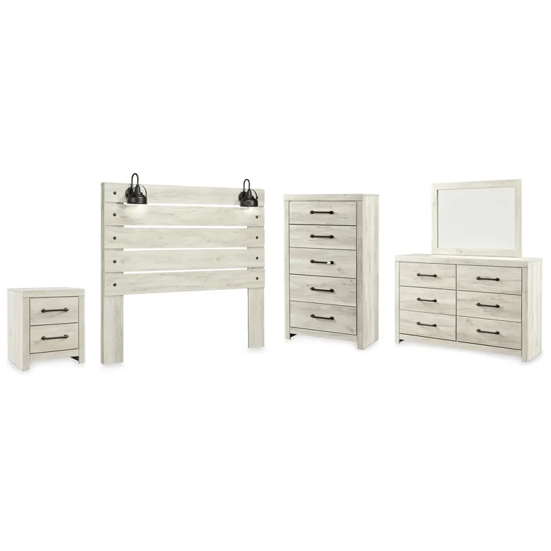 Cambeck Queen Panel Headboard, Dresser, Mirror and Nightstand
