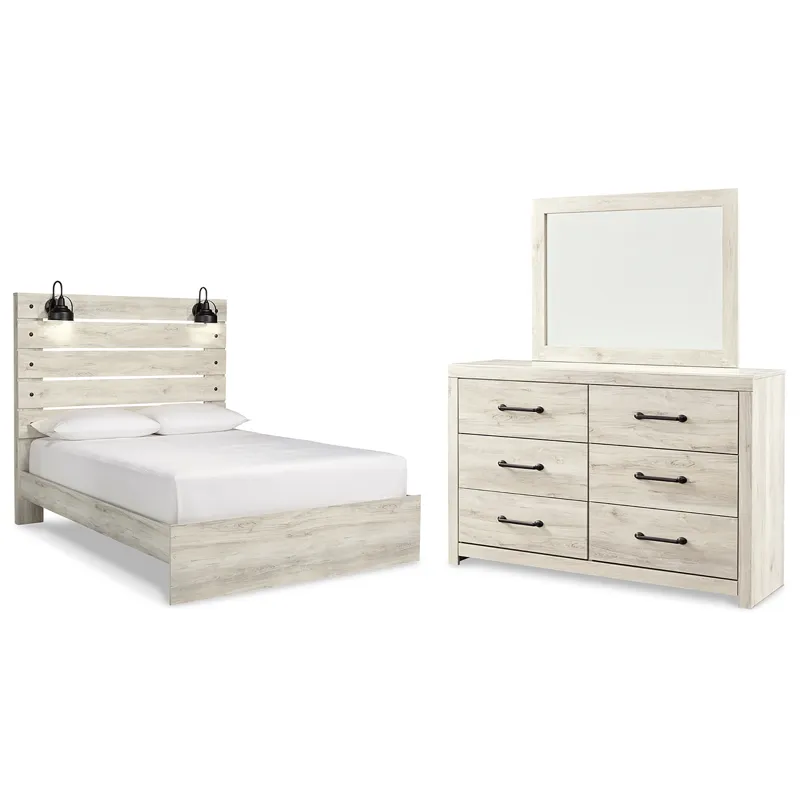 Cambeck Queen Panel Bed, Dresser and Mirror