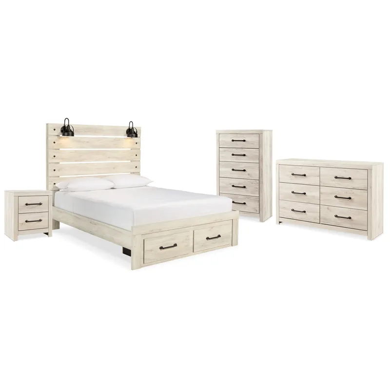Cambeck Queen Storage Bed, Dresser, Chest and Nightstand