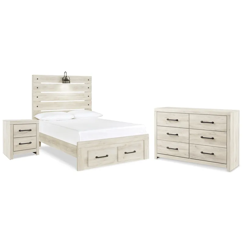 Cambeck Full Panel Bed, Dresser and Nightstand