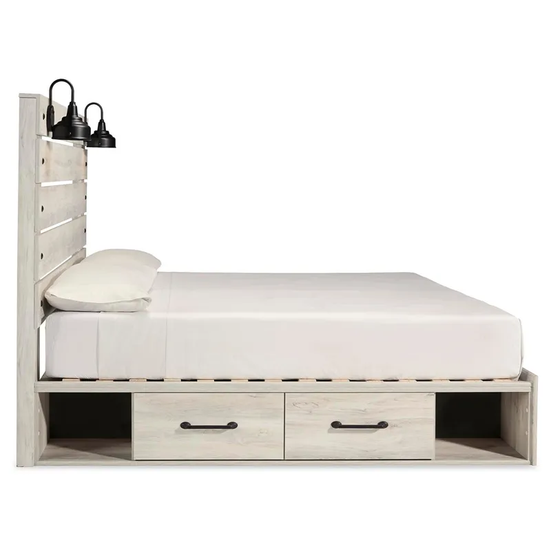 Cambeck King Panel Storage Bed, Dresser and Nightstand