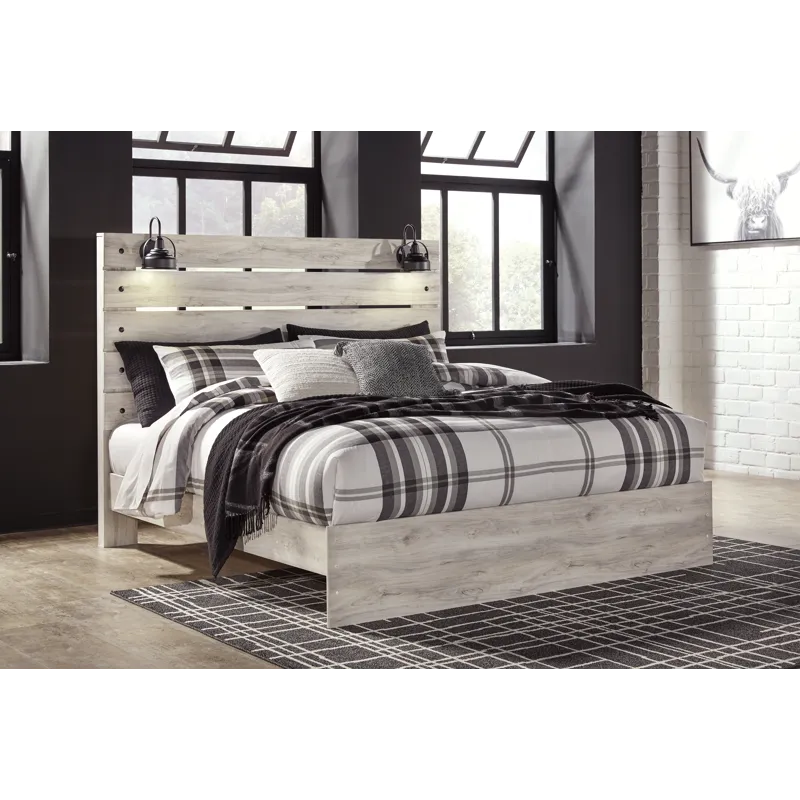 Cambeck King Panel Bed, Dresser, Mirror and 2 Nightstands