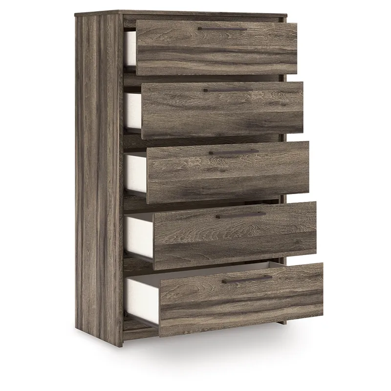 Baystorm King Panel Storage Bed, Chest and Nightstand
