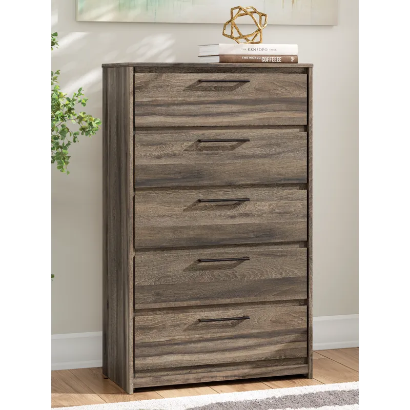 Baystorm King Panel Storage Bed, Chest and Nightstand