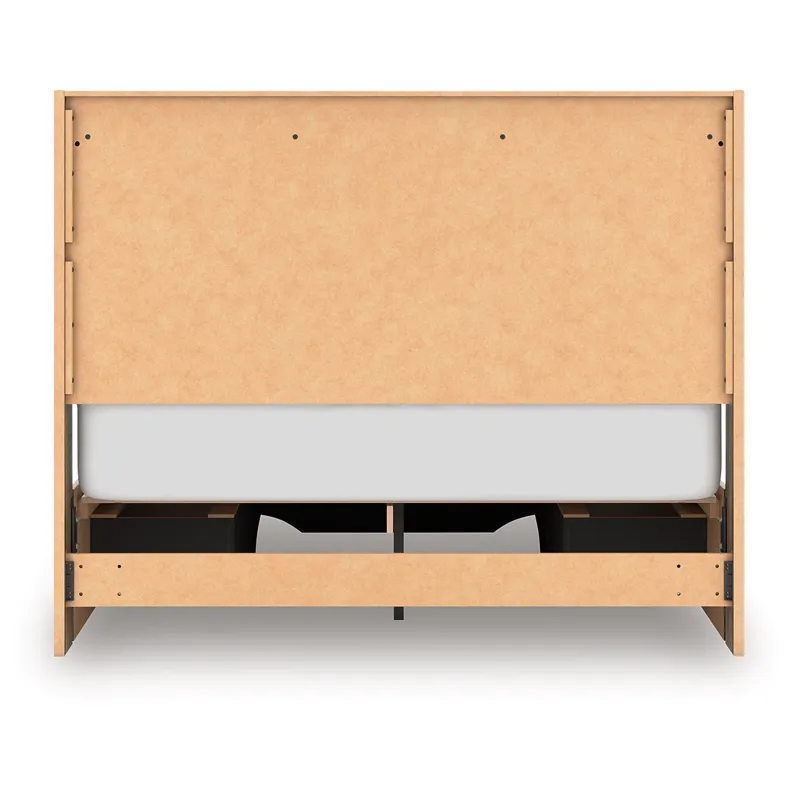 Elbrim Queen Panel Storage Bed, Dresser and Mirror