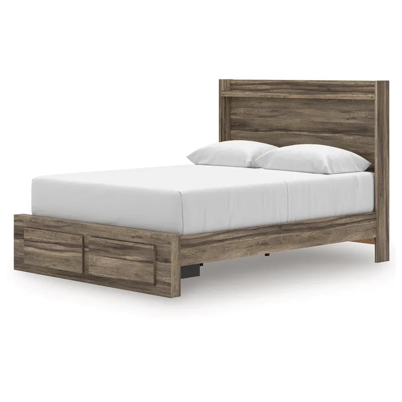 Elbrim Queen Panel Storage Bed, Dresser and Mirror