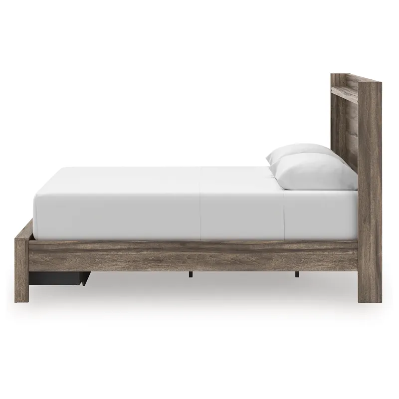 Elbrim Queen Panel Storage Bed, Dresser and Mirror