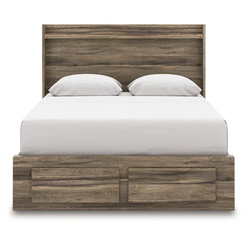 Elbrim Queen Panel Storage Bed, Dresser and Nightstand