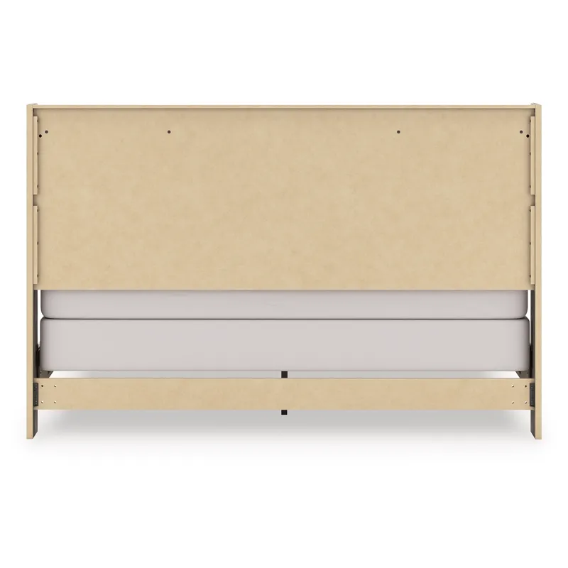 Elbrim King Panel Bed, Dresser, Mirror and Nightstand